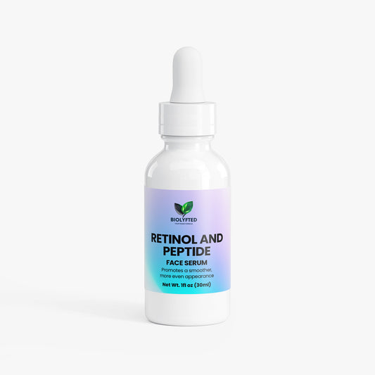 Suero facial con retinol y péptidos